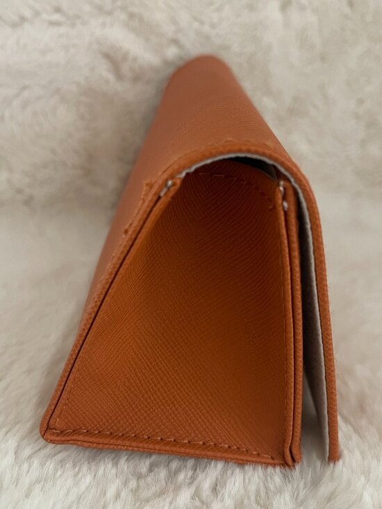 Tory Burch Orange Sunglasses Eyeglasses Case - Picture 2 of 7